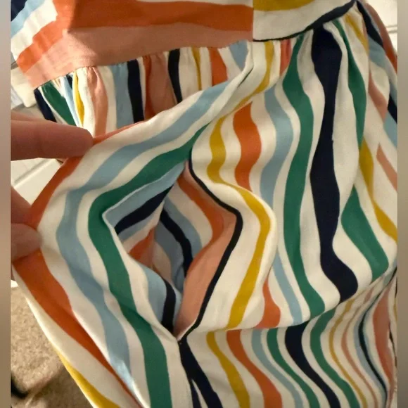 JODIFL Multicolor Striped V-Neck Dress - Picture 7 of 16